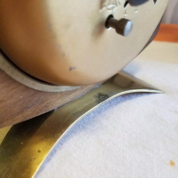 1930's German Splendex Mechanical Mantle/Desk Clock - EUC - Picture 6 of 7